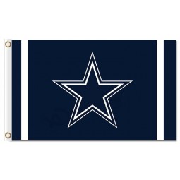 Nfl dallas cowboys 3'x5 'polyester drapeaux logo pour la vente