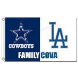 Nfl dallas cowboys 3'x5 'полиэфирные флаги семейства cova для пользовательской продажи