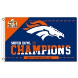 Nfl denver broncos 3'x5'涤纶旗帜50个定制销售冠军