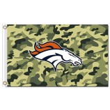 Großhandel benutzerdefinierte hoch-Ende nfl denver broncos 3'x5 'polyester fahnen logo camo