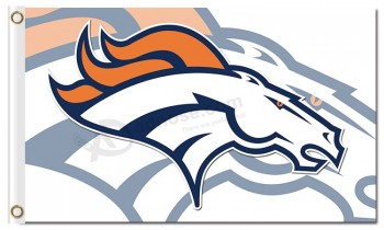 Wholesale Custom high-end NFL Denver Broncos 3'x5' polyester flags double image