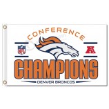 Großhandel benutzerdefinierte hoch-End nfl denver broncos 3'x5 'Polyester Flaggen Logo Konferenz Champions