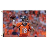 изготовленный под заказ высокий-End nfl denver broncos 3'x5 'член команды полиэфирных флагов 18