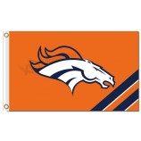 맞춤형 높이-End nfl denver broncos 3 x 5 '폴리 에스테르 플래그 로고와 2 줄 오른쪽 코너