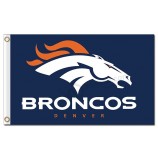 Benutzerdefinierte hoch-Ende nfl denver Broncos 3'x5 'Polyester Flaggen Logo