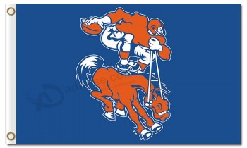Custom high-end NFL Denver Broncos 3'x5' polyester flags cartoon
