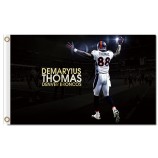 Benutzerdefinierte hoch-End nfl denver broncos 3'x5 'polyester fahnen demaryins thomas