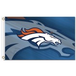 Benutzerdefinierte hoch-Ende nfl denver Broncos 3'x5 'Polyester Flaggen Logo
