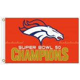 Nfl denver broncos 3'x5 'Polyester Flaggen Logo Super Bowl Champions
