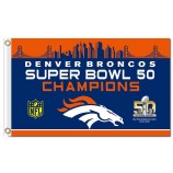 Nfl denver broncos 3'x5 'Polyester Flaggen Meister Flaggen mit NFL-Symbol
