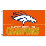 Nfl denver broncos 3'x5 'Polyester Flaggen goldenen Champions