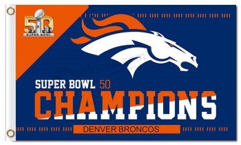 NFL Denver Broncos 3'x5' polyester flags champions banners