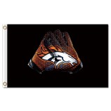 Nfl denver broncos 3'x5 'Polyester Flaggen Handschuhe