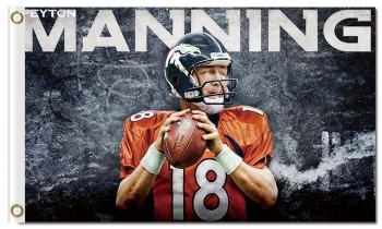 Nfl denver broncos 3'x5'聚酯标志曼宁