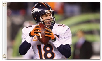 NFL Denver Broncos 3'x5' polyester flags memeber 18