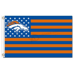 NFL Denver Broncos 3'x5' polyester flags logo stars stripes