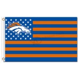 Nfl denver broncos 3'x5 'Polyester Flaggen Logo Sterne Streifen