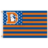 Nfl denver broncos 3'x5 'Polyester Fahnen Sterne Streifen