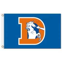 NFL Denver Broncos 3'x5' polyester flags capital D