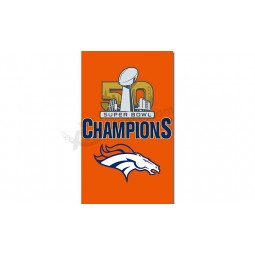Nfl denver broncos 3'x5 'Polyester Flaggen Super Bowl Champions