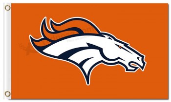 Nfl denver broncos 3 'x 5' logo drapeaux en polyester