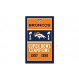 Nfl denver broncos 3'x5 'Polyester Fahnen Meister