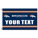NFL Denver Broncos 3'x5' polyester flags your text