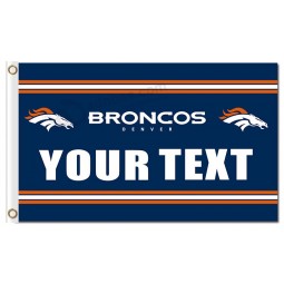 NFL Denver Broncos 3'x5' polyester flags your text