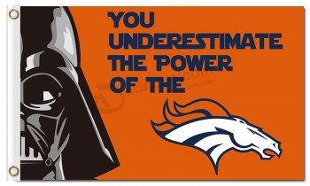 Nfl denver broncos 3'x5 'bandeiras de poliéster star wars