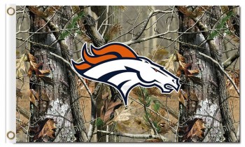 NFL Denver Broncos 3'x5' polyester flags camo