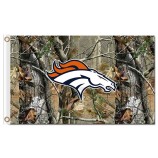 Nfl denver broncos 3'x5 'Polyester Flaggen Camo