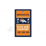 Nfl denver broncos 3'x5 'Polyester Flaggen Super Bowl Champions