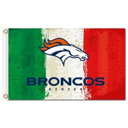 NFL Denver Broncos 3'x5' polyester flags three colors