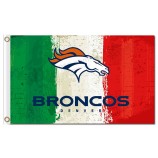 Nfl denver broncos 3'x5 'Polyester kennzeichnet drei Farben