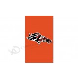 изготовленный под заказ высокий-End nfl denver broncos 3'x5 'полиэфир флаги нас флаг бронзовые
