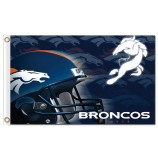 изготовленный под заказ высокий-End nfl denver broncos 3'x5 'полиэфирные флаги 3d шлем