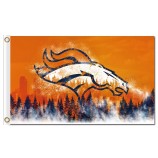 Benutzerdefinierte hoch-Ende nfl denver broncos 3'x5 'Polyester kennzeichnet Wald