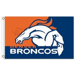 Benutzerdefinierte hoch-End nfl denver broncos 3'x5 'Polyester Flaggen Turnround-Broncos