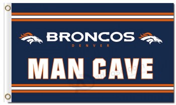 Custom high-end NFL Denver Broncos 3'x5' polyester flags man cave