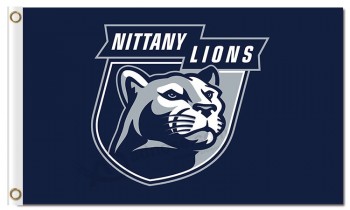 Custom high-end NFL Detroit Lions 3'x5' polyester flags nittany flags