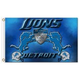 изготовленный под заказ высокий-End nfl detroit lions 3'x5 'полиэфирные флаги # 94 lawrence jackson
