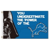 пользовательские дешевые nfl detroit lions 3'x5 'полиэфирные флаги звездных войн