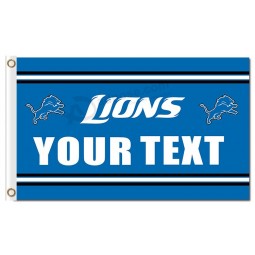 Custom cheap NFL Detroit Lions 3'x5' polyester flags your text