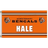 도매 관례 nfl 신시내티 bengals 3'x5 '폴리 에스테르 깃발 bengals hale