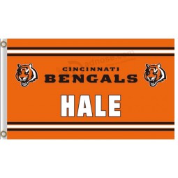 Wholesale custom NFL Cincinnati Bengals 3'x5' polyester flags bengals hale