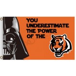 Atacado personalizado nfl cincinnati bengals 3'x5 'bandeiras de poliéster star wars