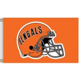 Großhandel benutzerdefinierte nfl Cincinnati bengals 3'x5 'Polyester Fahnen bengals Helm