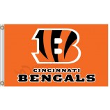 도매 관례 nfl 신시내티 bengals 3'x5 '폴리 에스테르 깃발 자본 b 팀 이름에