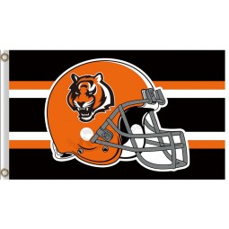 NFL Cincinnati Bengals 3'x5' polyester flags helmet for sale