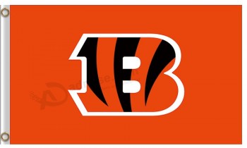 Nfl cincinnati bengals 3'x5'涤纶旗帜资本b虎条纹待售